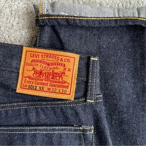 Levi’s vintage clothing 1954 501z 32x30 raw selvedge denim jeans